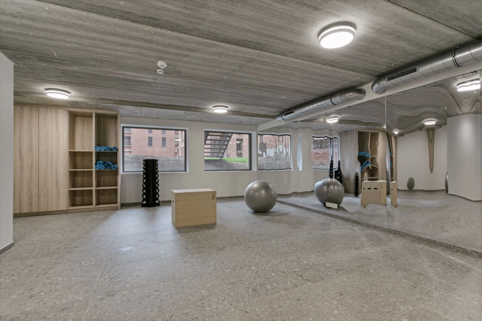 Inrichting gemeenschappelijke ruimte en business flats