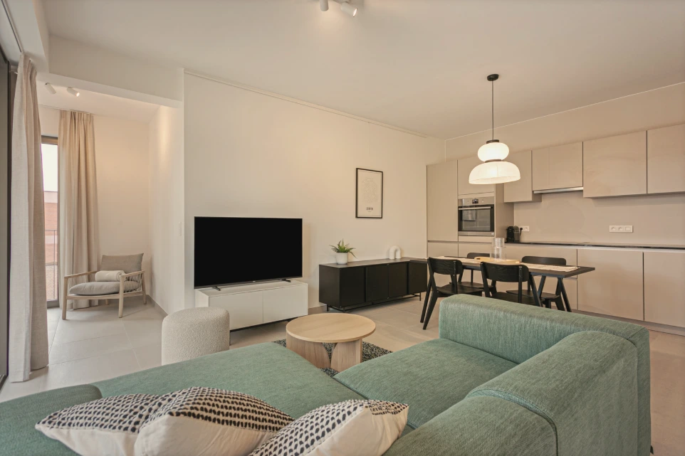 Inrichting gemeenschappelijke ruimte en business flats