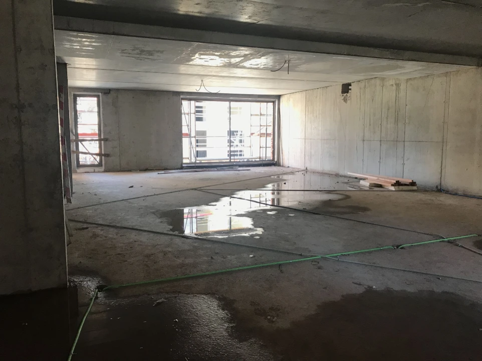 Inrichting gemeenschappelijke ruimte en business flats